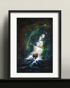Stormy Ocean & The Ship
