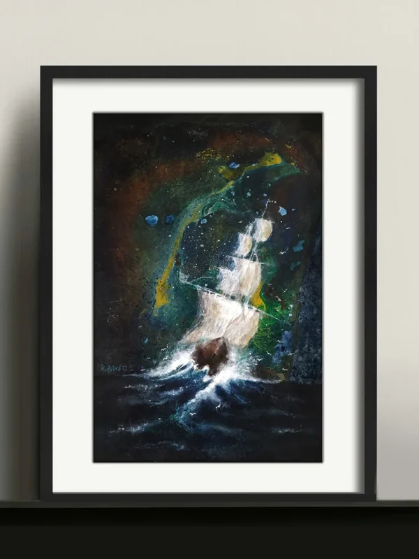 Stormy Ocean & The Ship